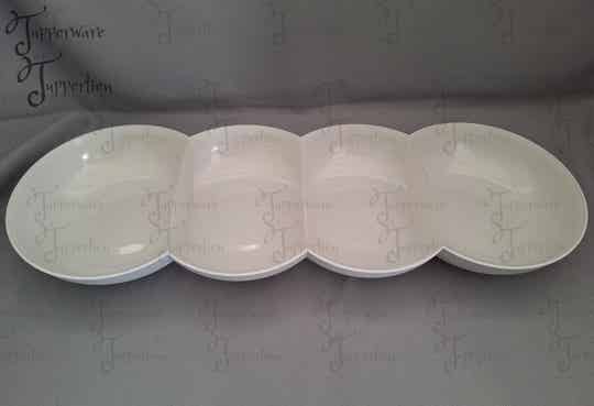 Allegra Tapasschaal parelmoer/wit