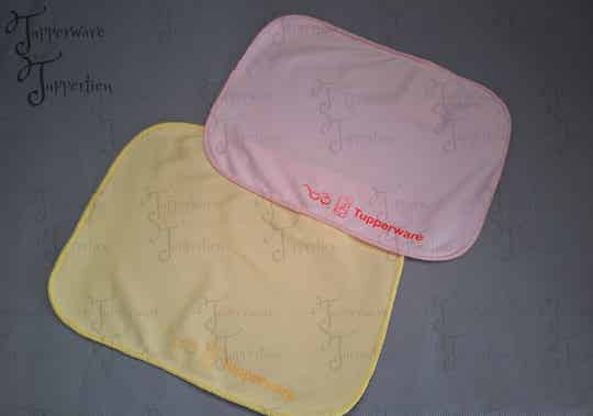 Set Eco Microvezel Brildoekjes geel/roos