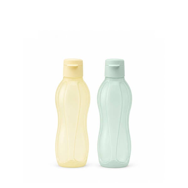 Ecofles 500 ml x 2 (geel / saliegroen)