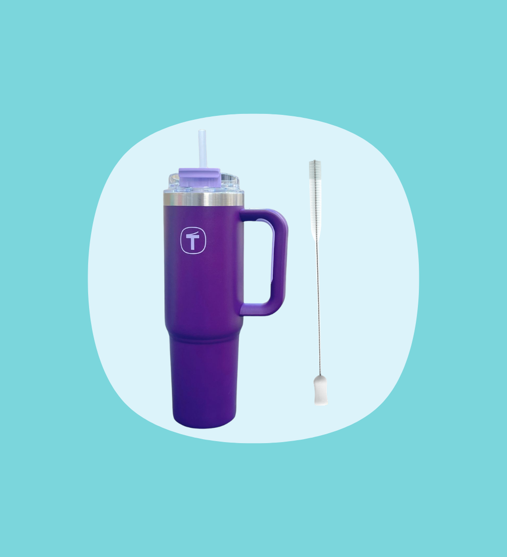 Big T Tumbler 1.1 L braam + reinigingsborsteltje