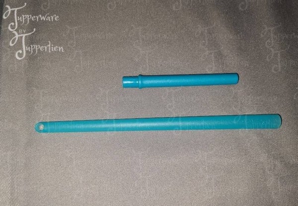 Eco rietje blauw