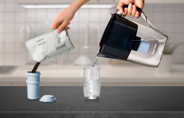 Water filter pitcher, Filter & 6 Navullingen actieve kool