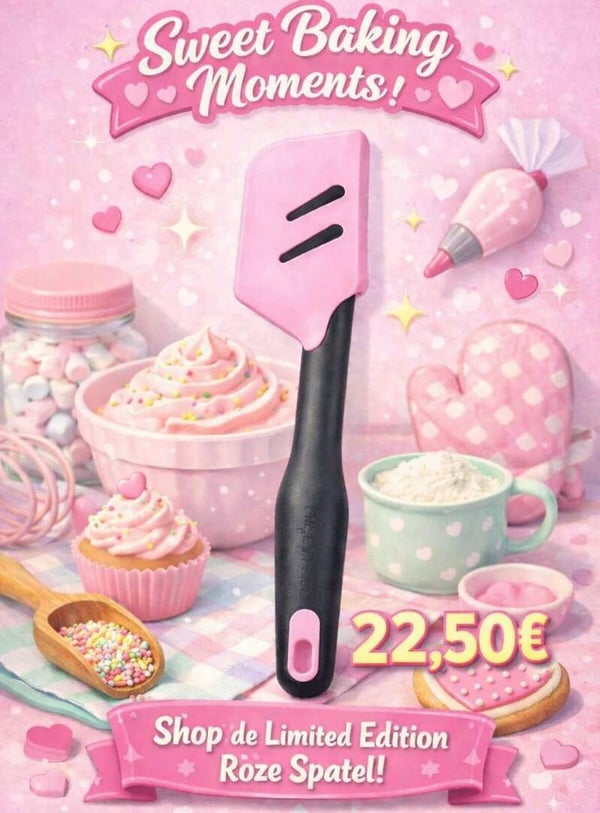 Silicone Spatel roos