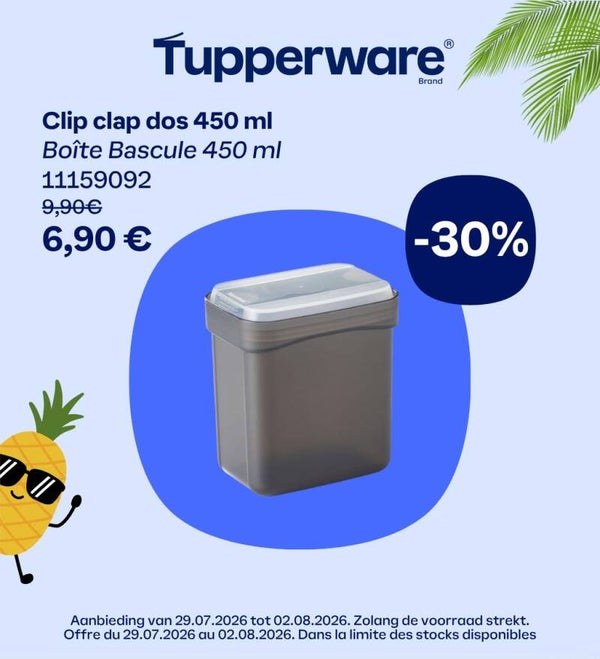 Clip clap doos 450 ml