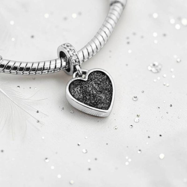 Heart Dangle Memorial Charm