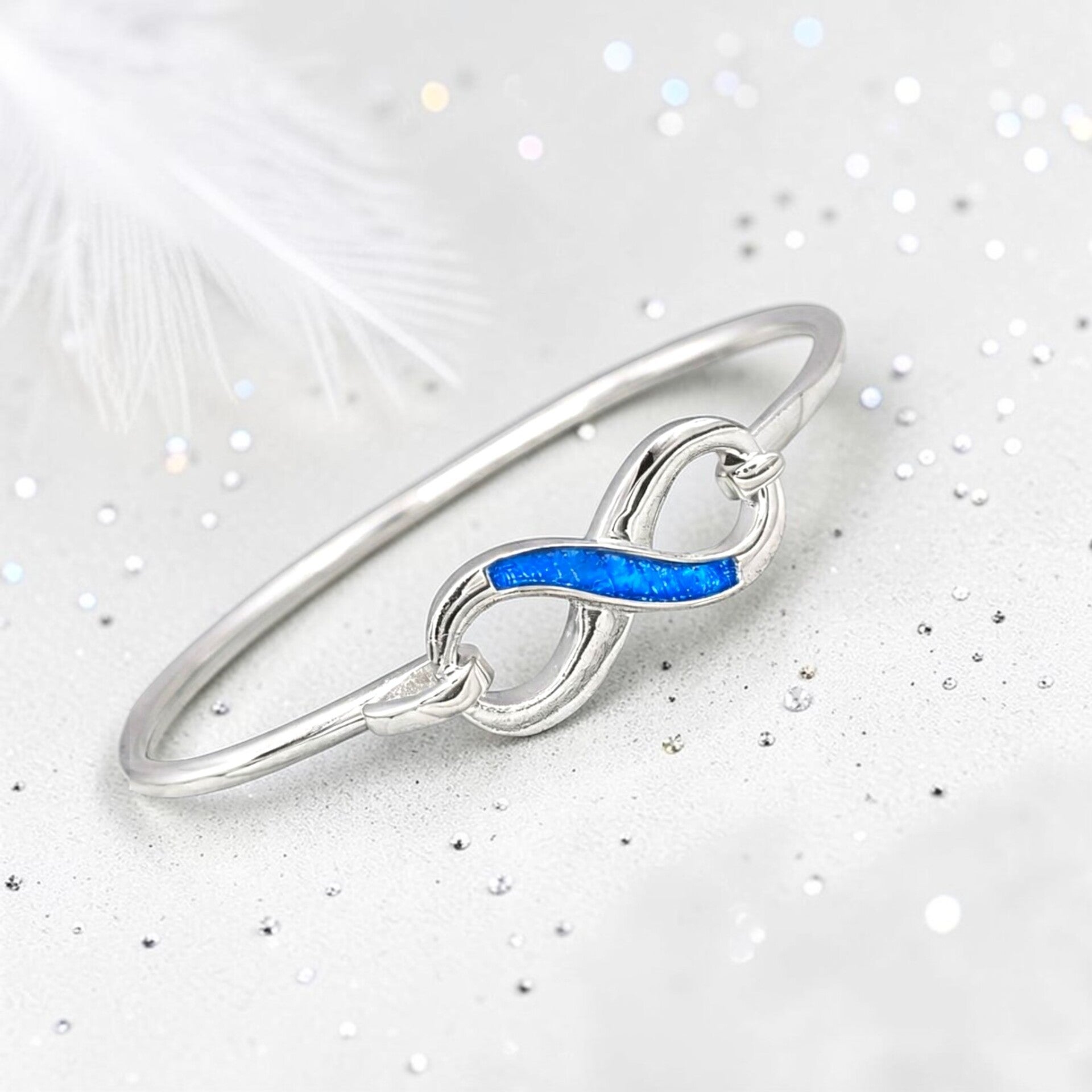 Infinity Loop Memorial Bangle