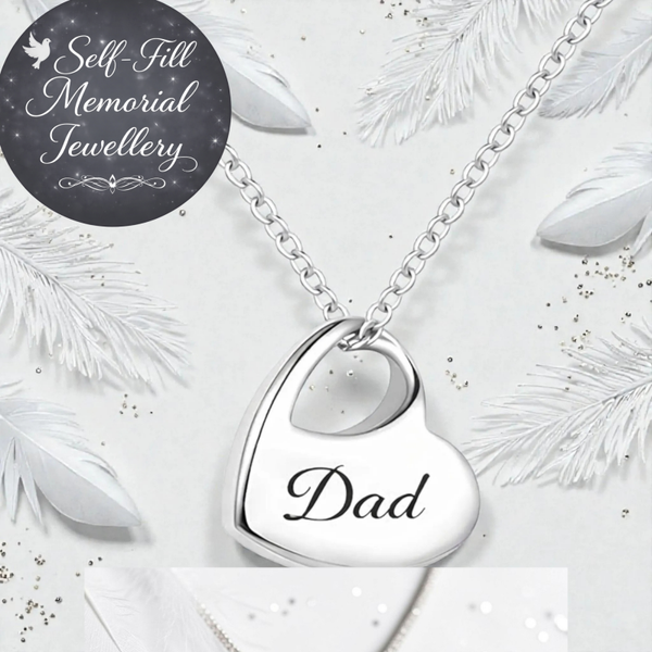 Heart  Self-Fill Memorial Necklace