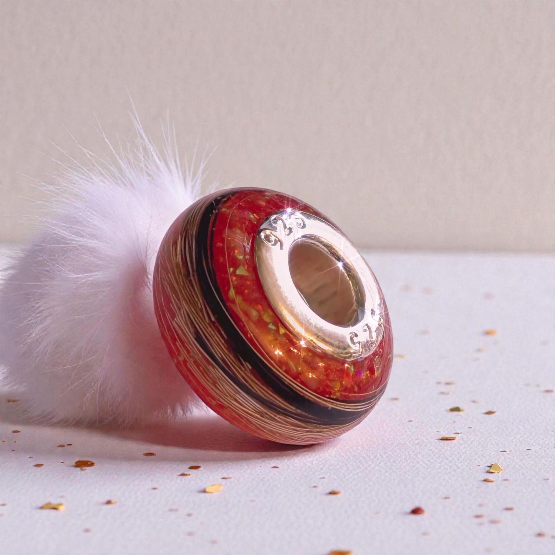 Memorial Resin Bead Charm