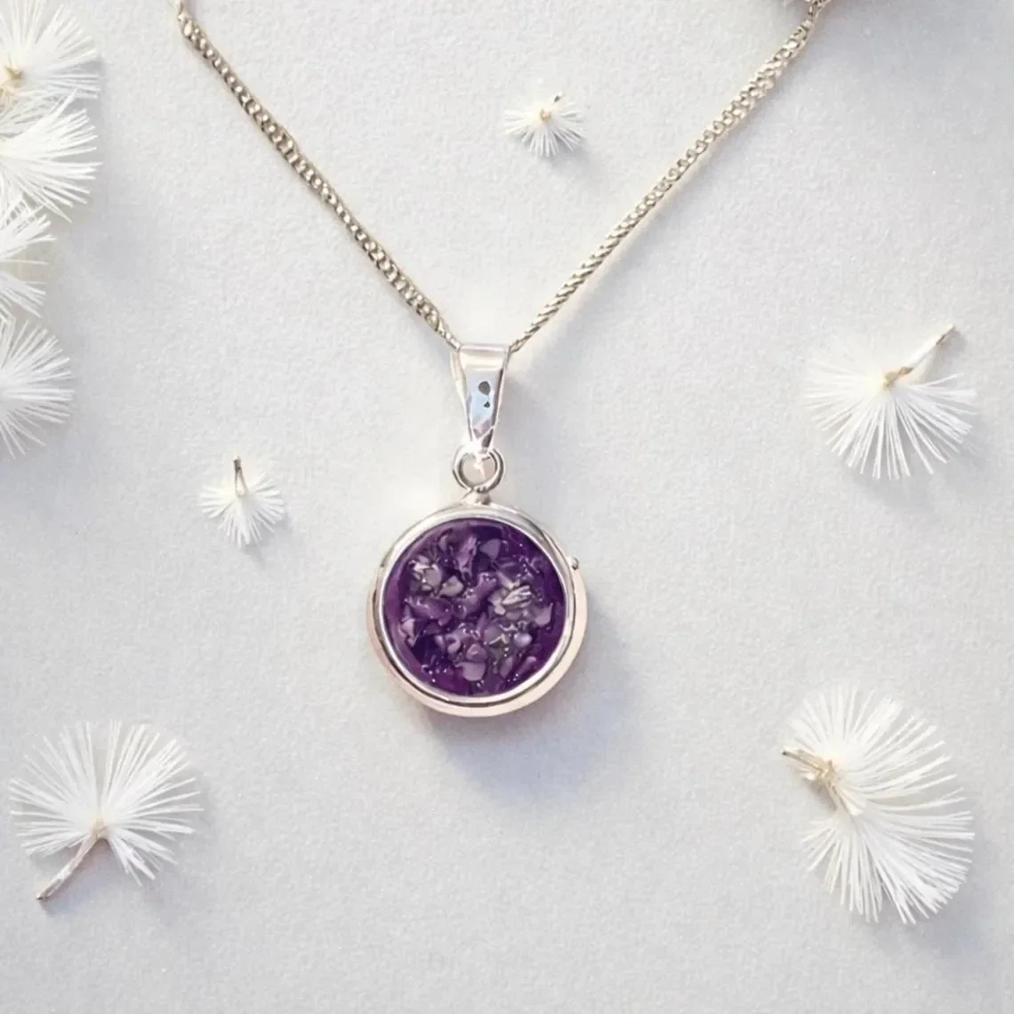 Round 10mm Memorial Necklace
