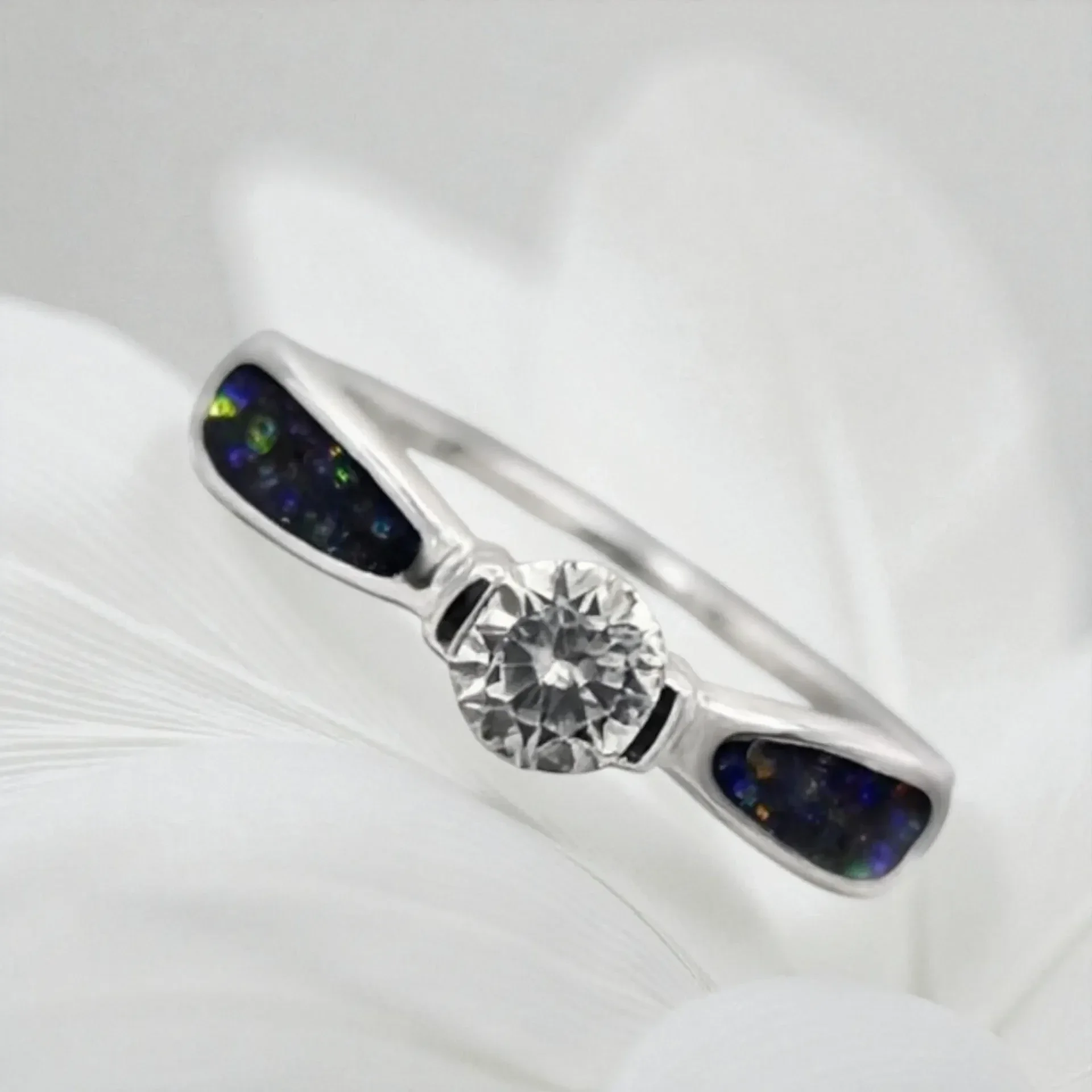 Solitaire Memorial Ring