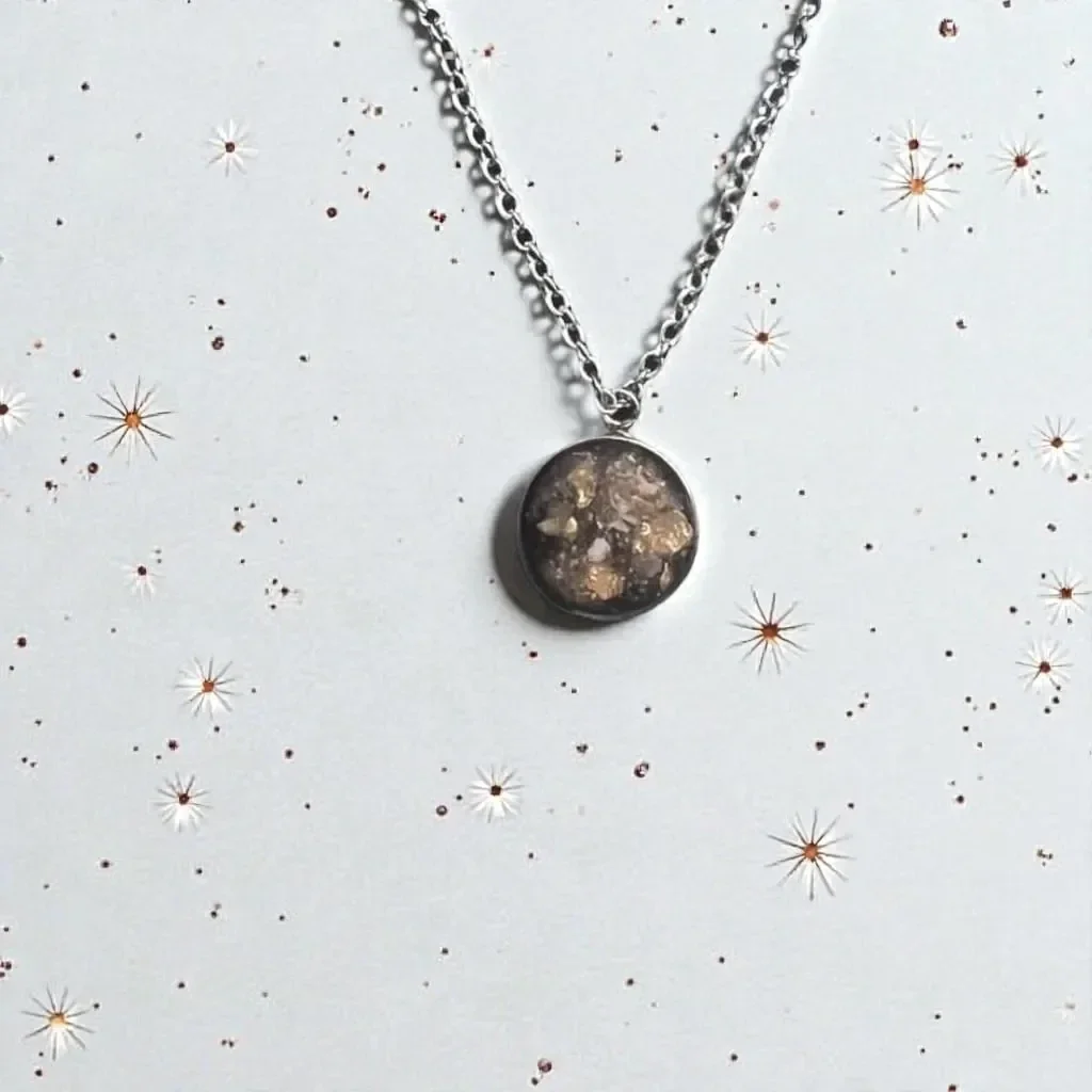 Round Memorial Necklace