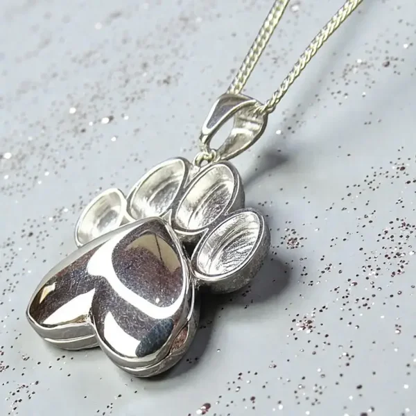 Paw Print Memorial Locket