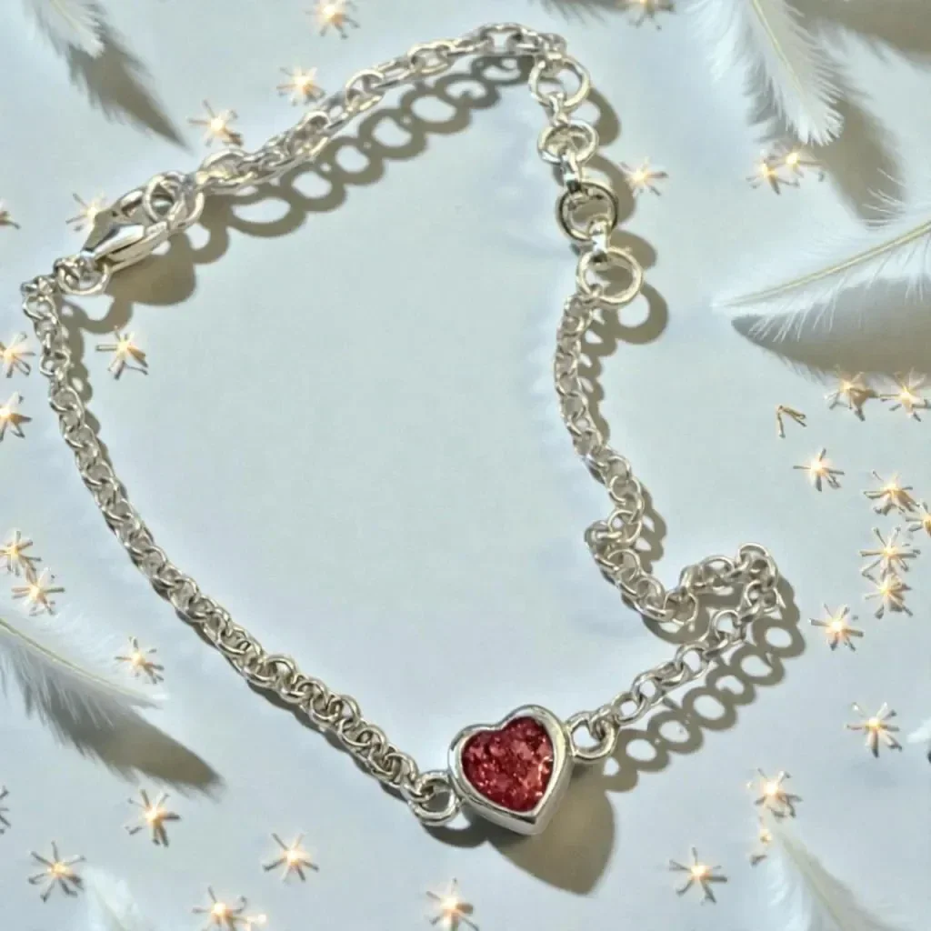 Mini Heart Memorial Bracelet