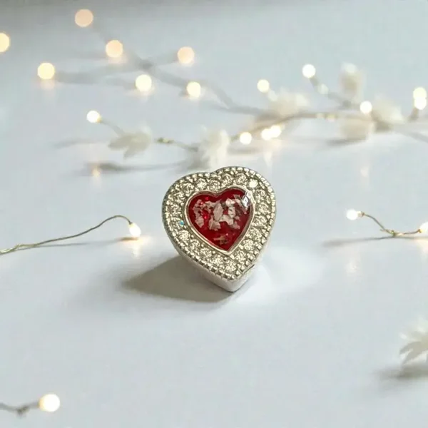 Heart Memorial Charm