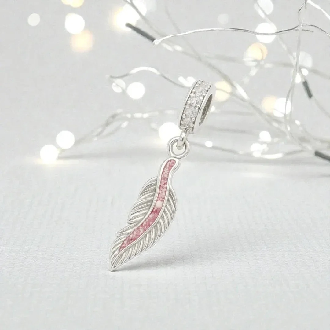 Feather Dangle Memorial Charm
