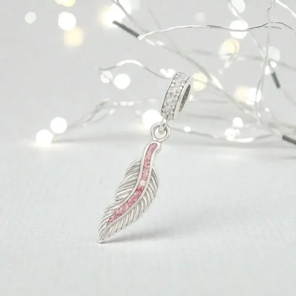 Feather Dangle Memorial Charm