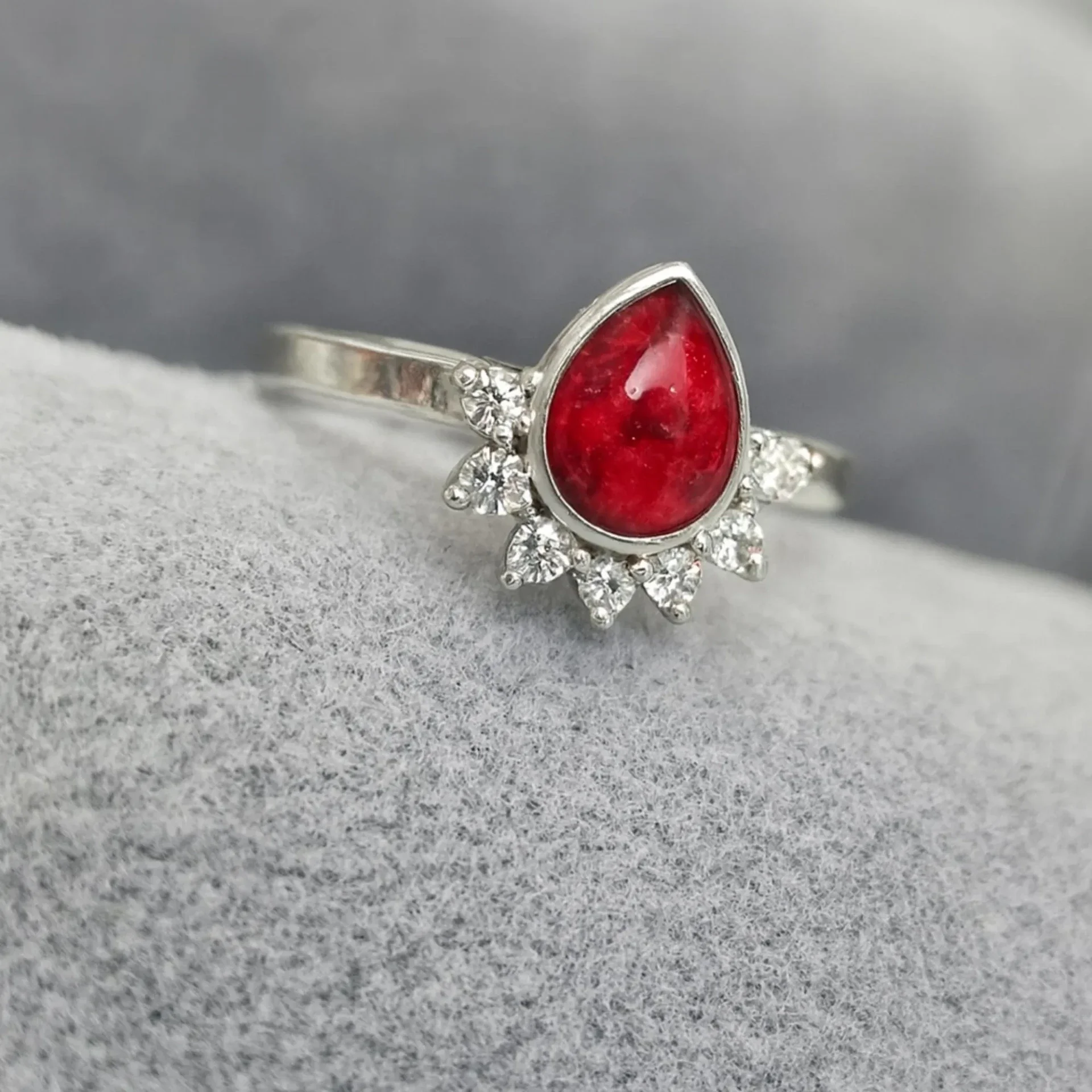 Raindrop Memorial Ring