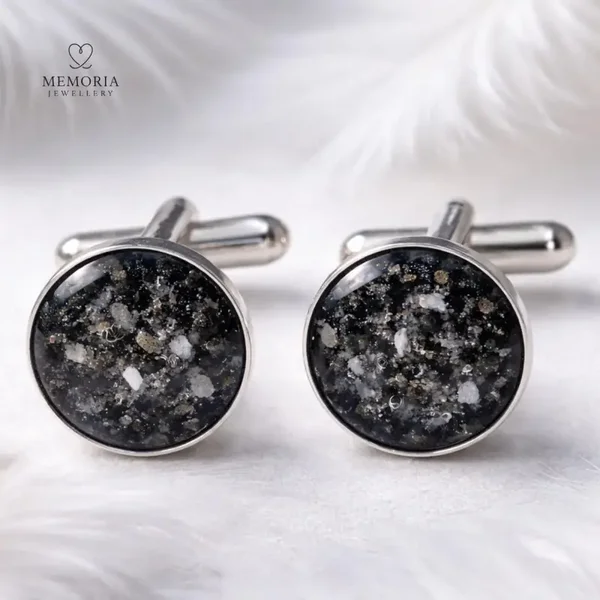 Round Memorial Cufflinks