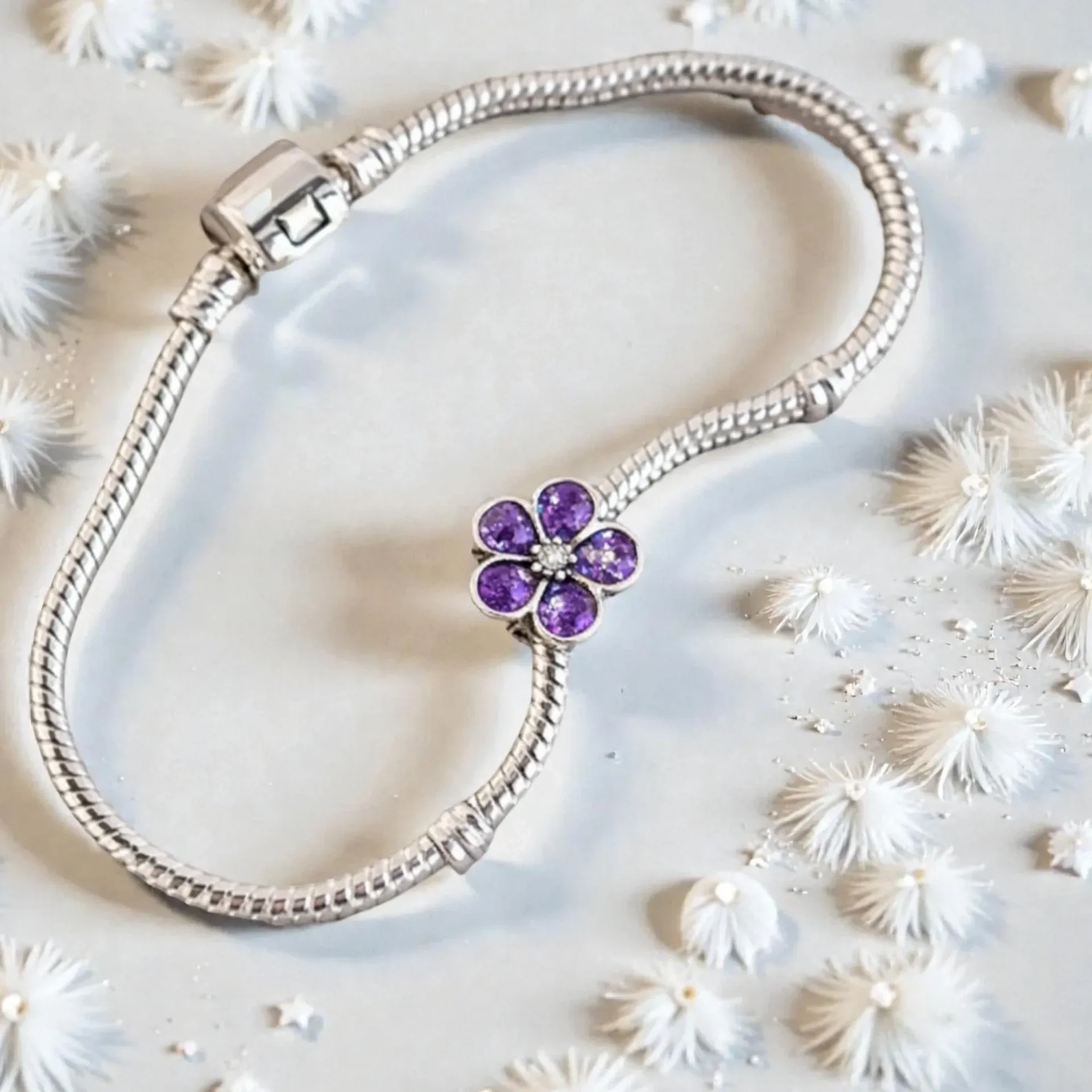 Forget Me Not Memorial Charm