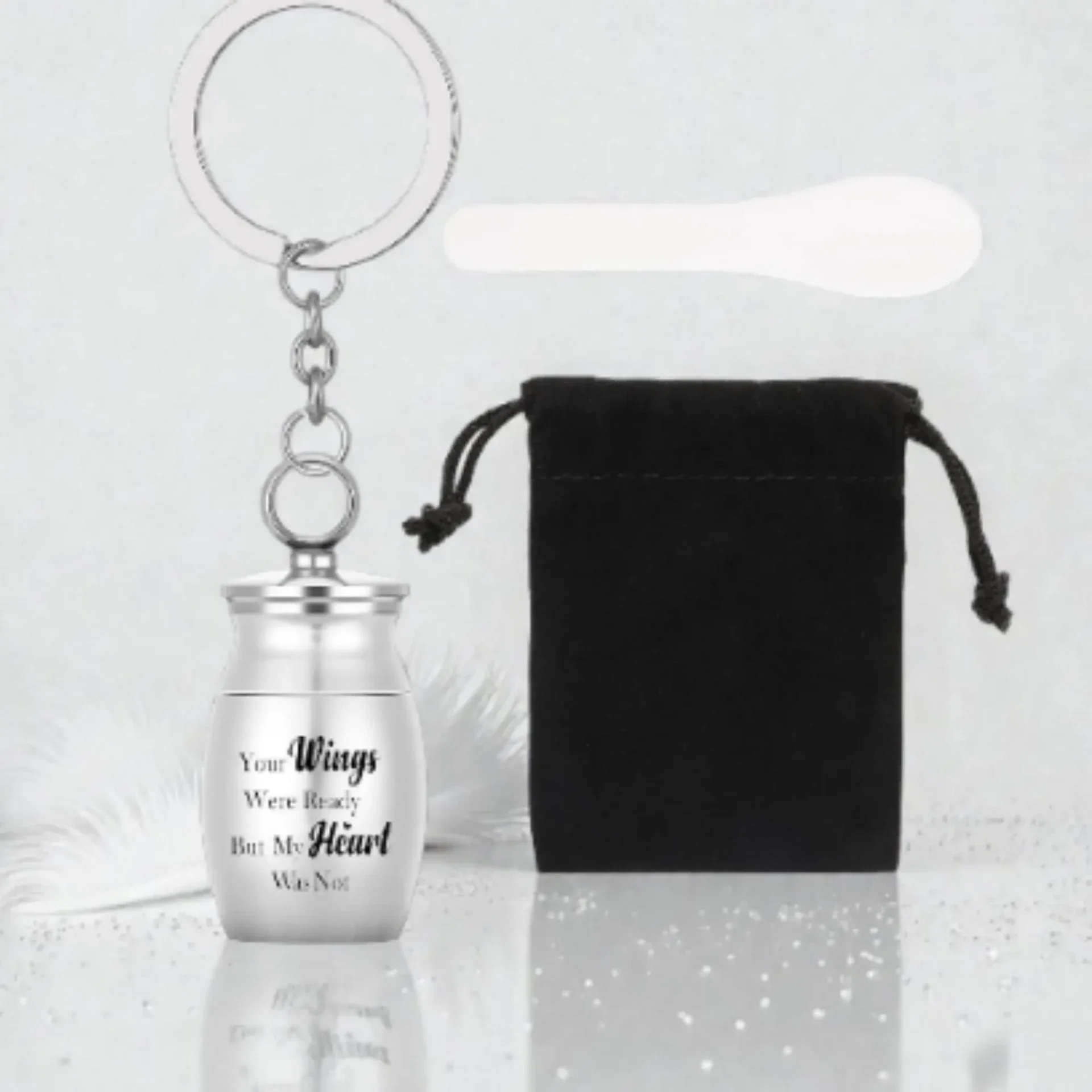 Mini Urn Keychain – Self Fill Memorial Keepsake