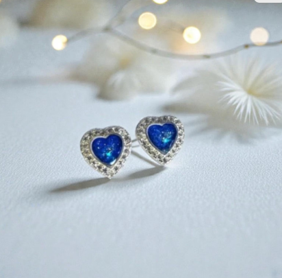 Heart Memorial Earrings