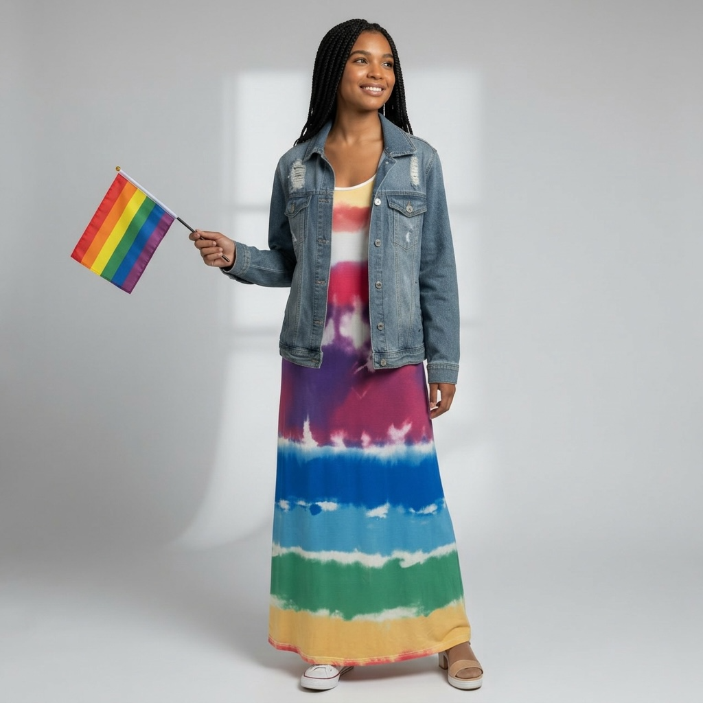 Tye-dyed & Ready for Pride! Ladies L-XL