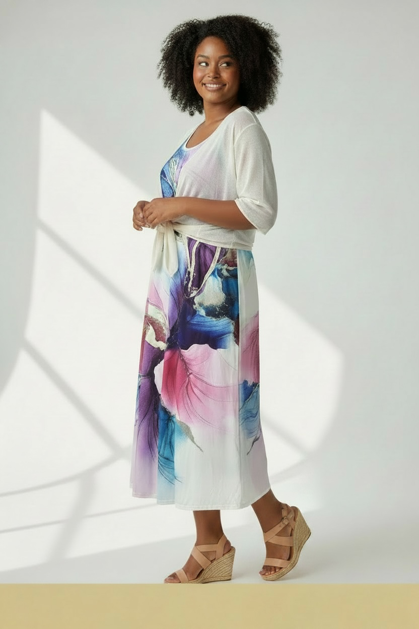 Ladies L/XL Midi Dress DRESS ONLY