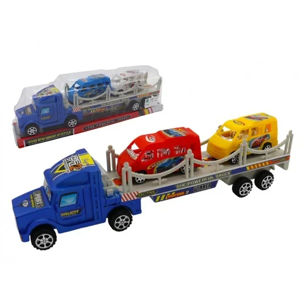 CAMION TRANSPORT 2 VEHICULES 30 CM