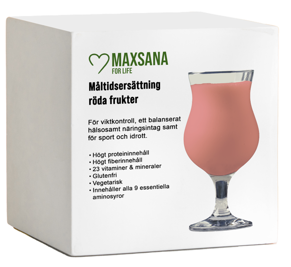 Maxsana Måltidsshake Röda Frukter