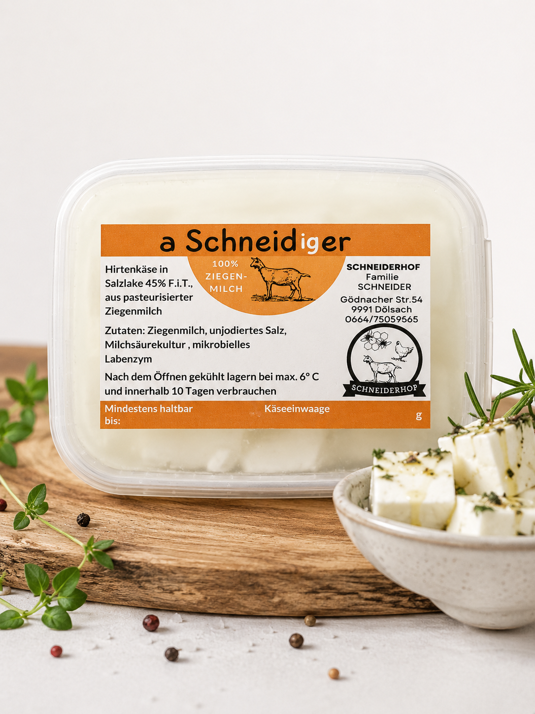 a Schneid IG er (Hirtenkäse in Salzlake) 150g