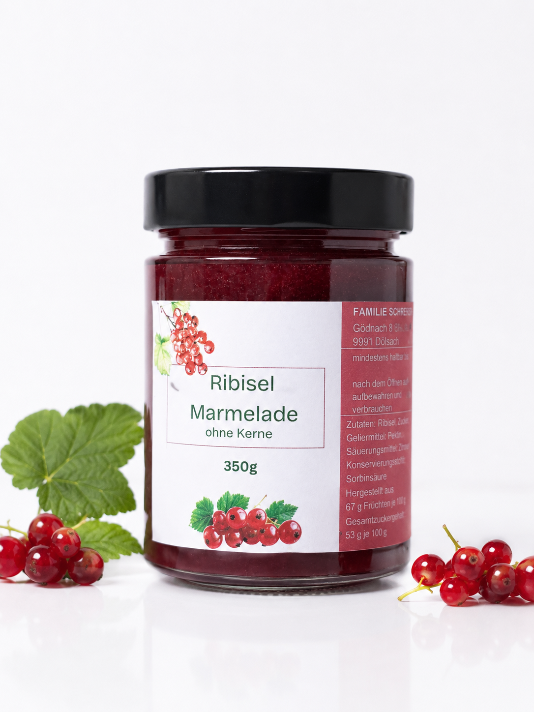 Ribisel Marmelade 350g