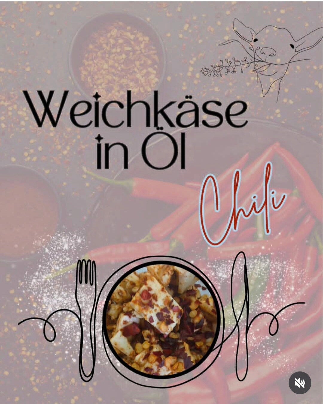 Weichkäse in Öl Chili