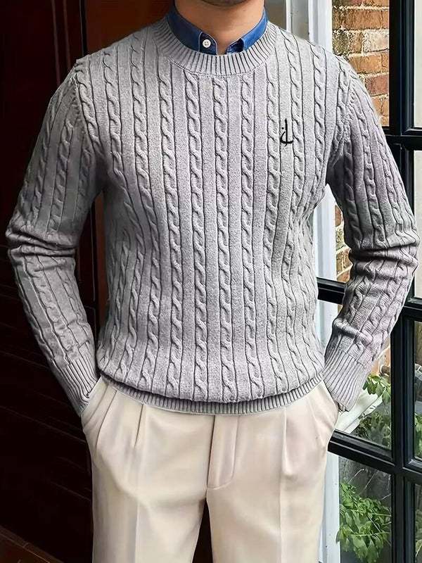AL Signature - Twist Knit Pullover Men