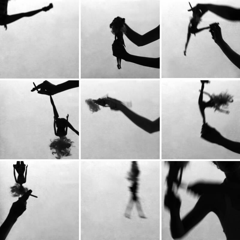 photographie, twirl, jeu, danse, mouvement, art, concept, image, exposition, composition, impression, poupée, barbie