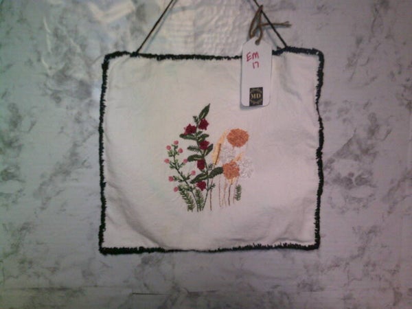 Embroidered Field of Joy Tapestry