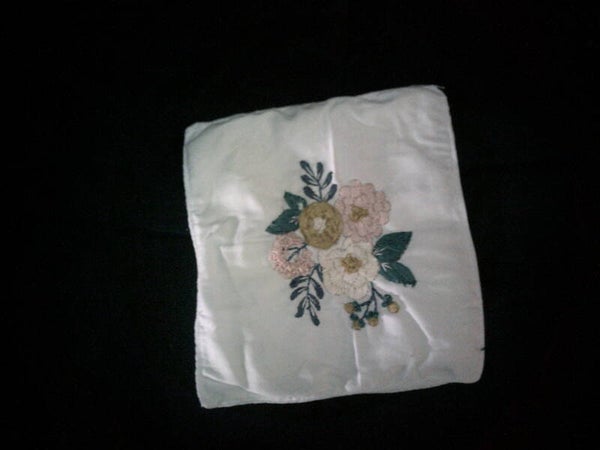 Embroidered Wildflower Flower Sign