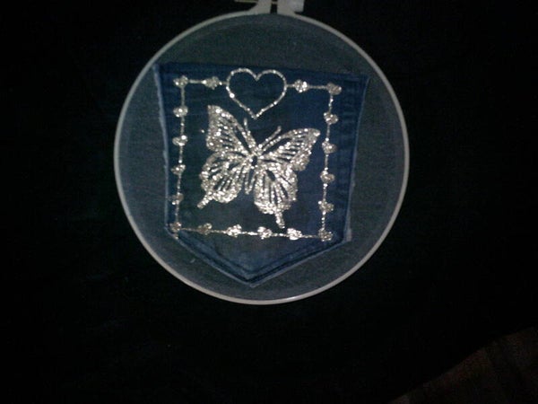 Fabric Hanging Butterfly
