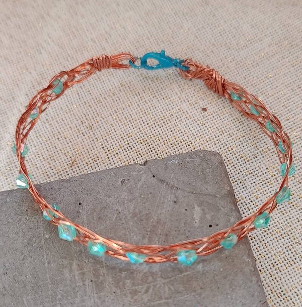 Bracelet Blue copper