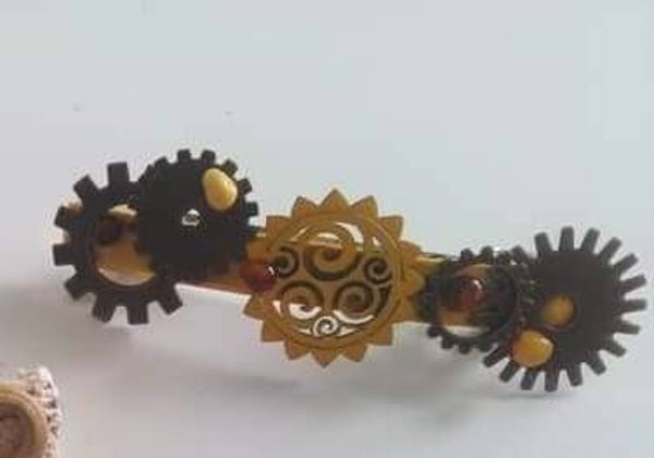 Barrette Soleil mécanique