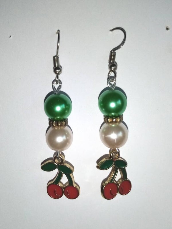 Boucles d'oreilles Cerises vintage chic