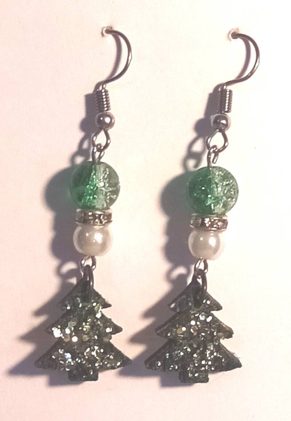 Boucles d'oreilles petits sapins