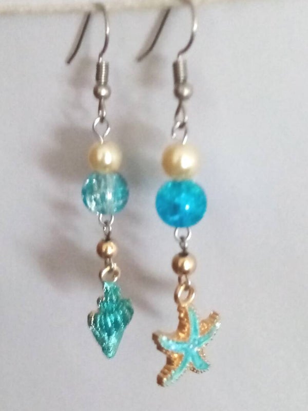 Boucles d'oreilles Sea blue
