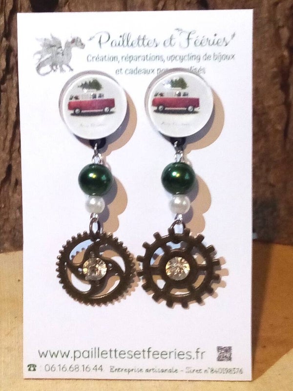 Puces d'oreilles Combi de Noël