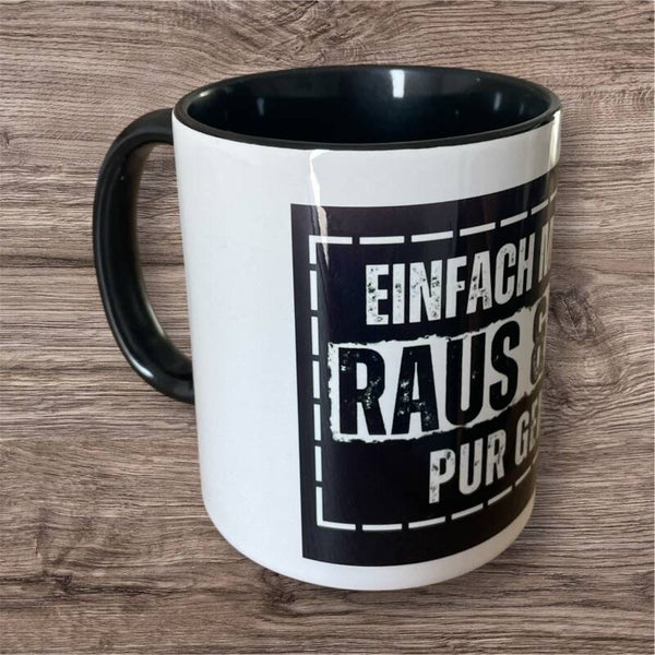 Tasse Weiss Schwarz "Limited Edition"