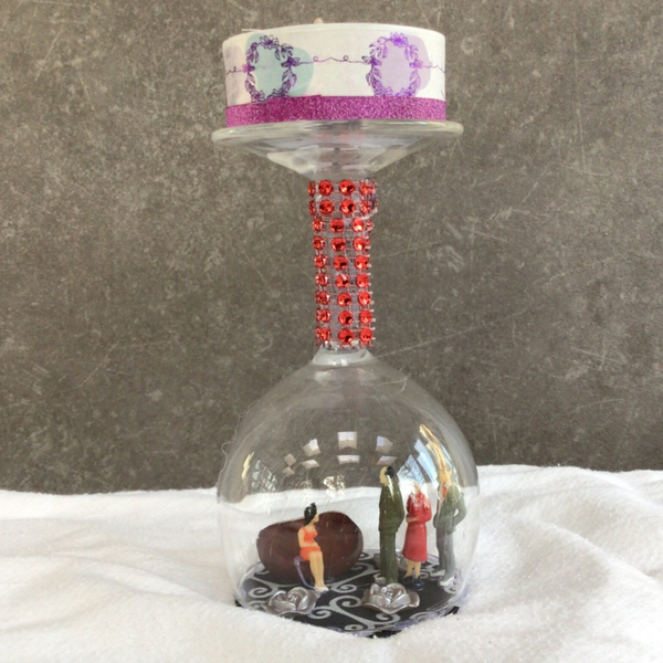 Stolpglas op audiëntie