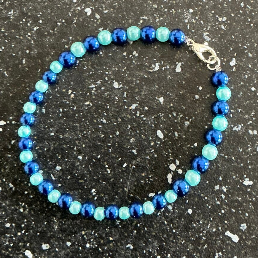 Armband blauw