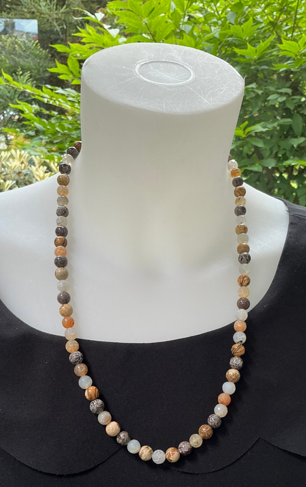 Ketting bruine natuursteen