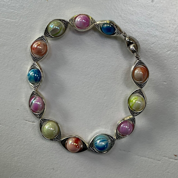 Armband gekleurd oogje