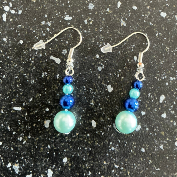 Oorbellen blauw