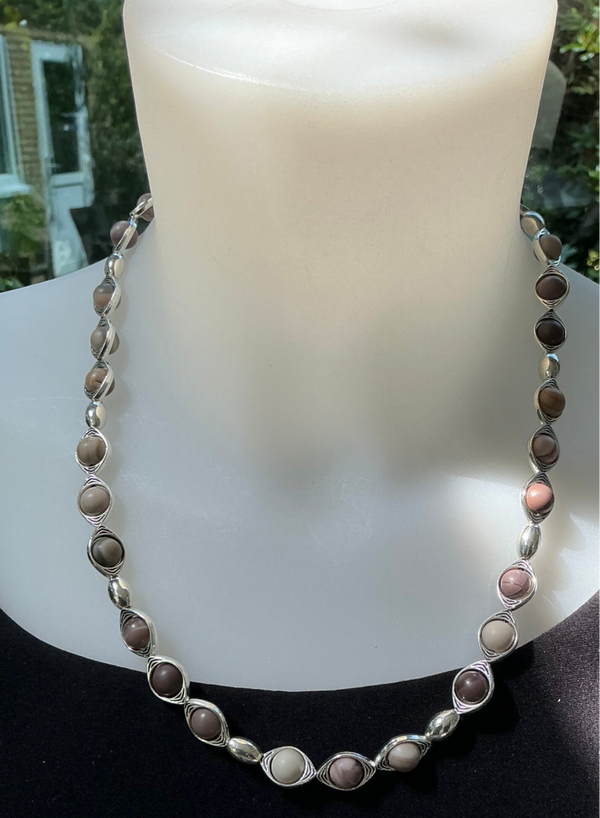 Ketting bruin oogje
